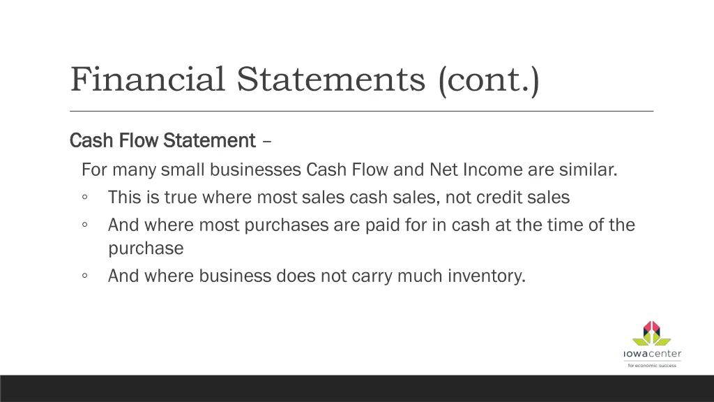 financial statements cont 11