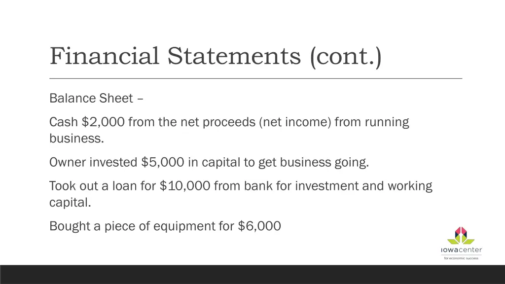 financial statements cont 5