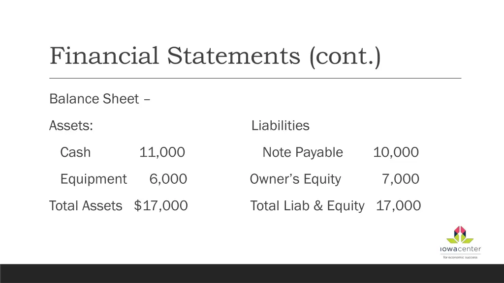 financial statements cont 6
