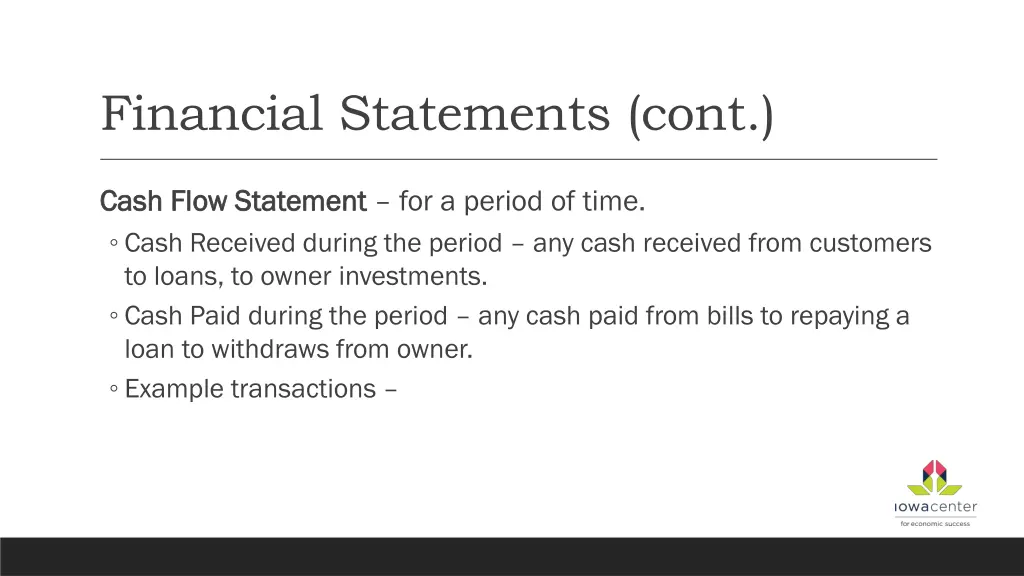 financial statements cont 8