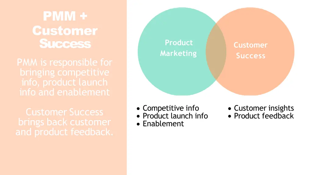 pmm customer success pmm is responsible