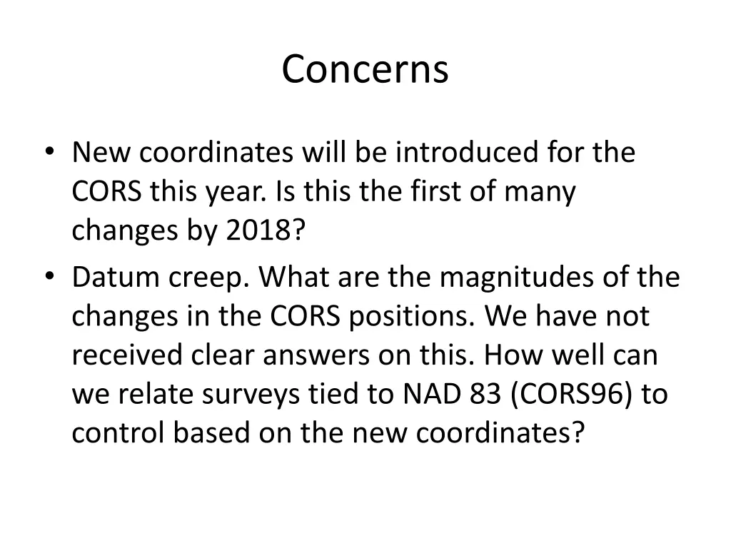 concerns 1