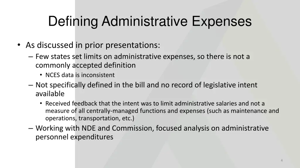 defining administrative expenses