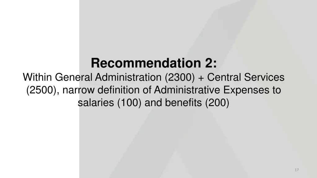 recommendation 2