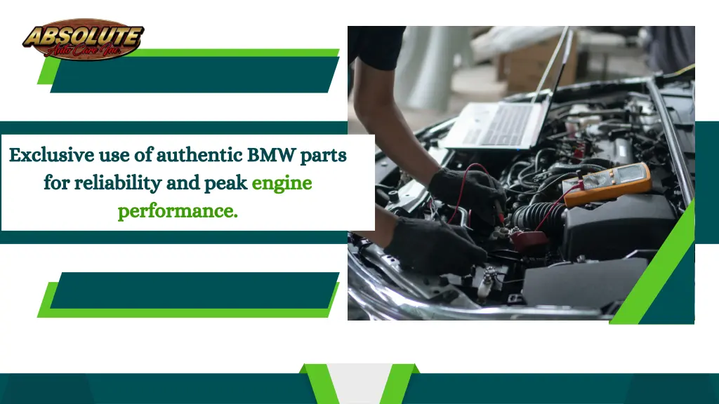 exclusive use of authentic bmw parts