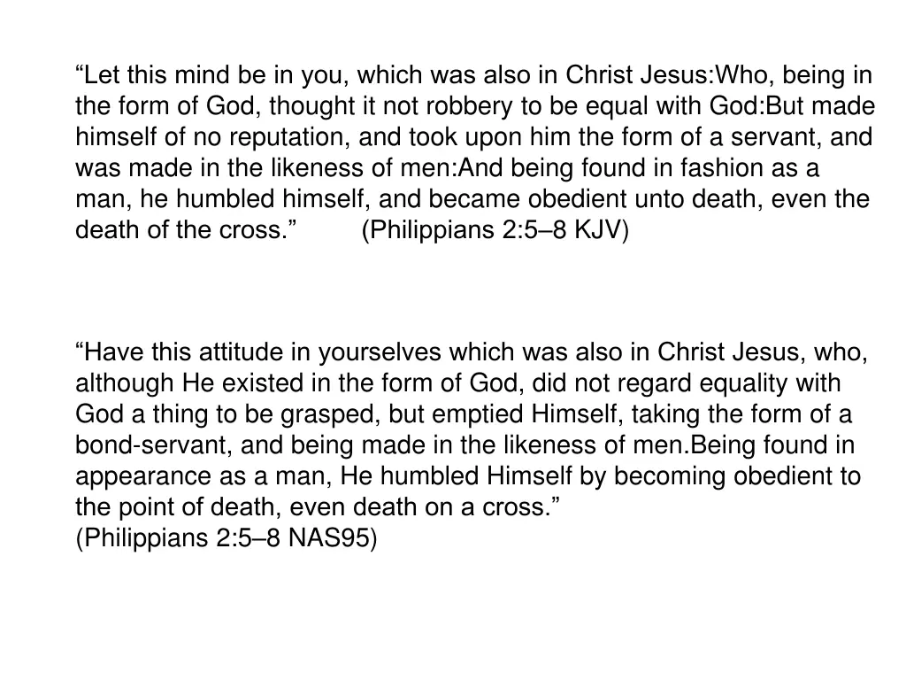 let this mind be in you which was also in christ