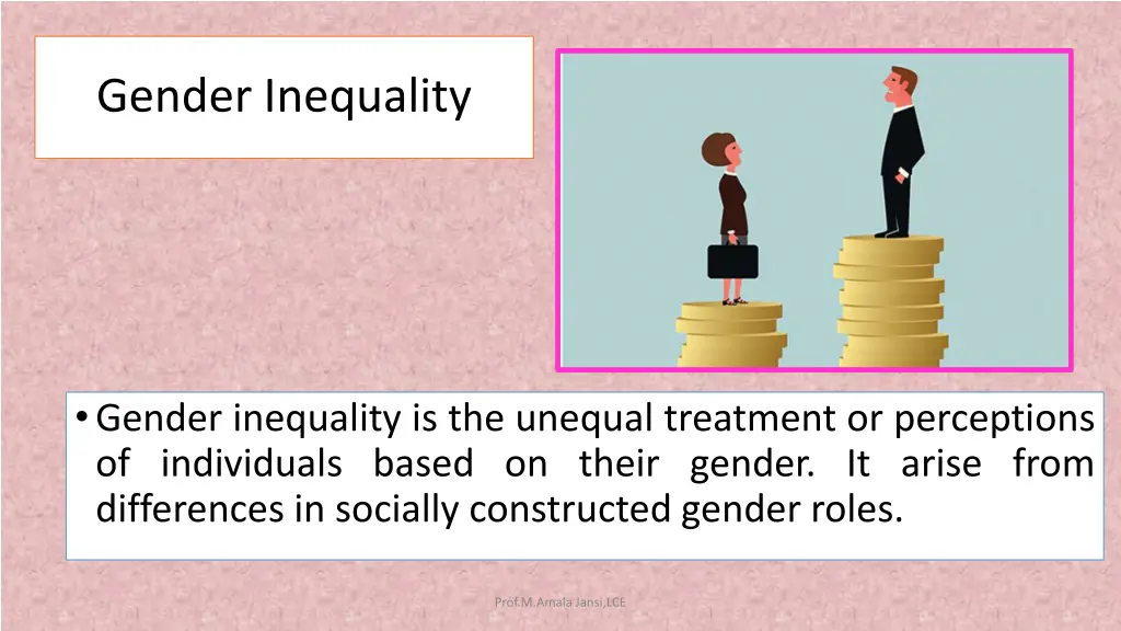 gender inequality