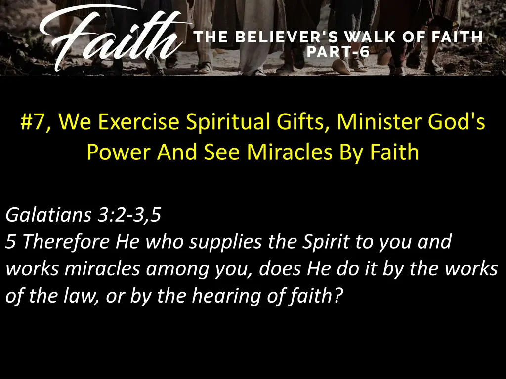 7 we exercise spiritual gifts minister 2