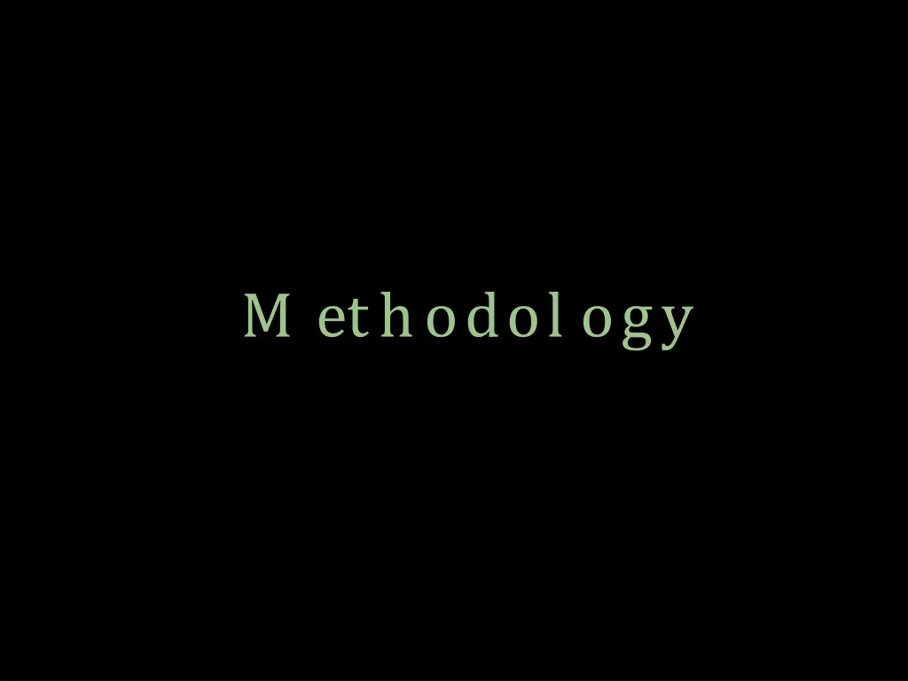 m ethodol ogy
