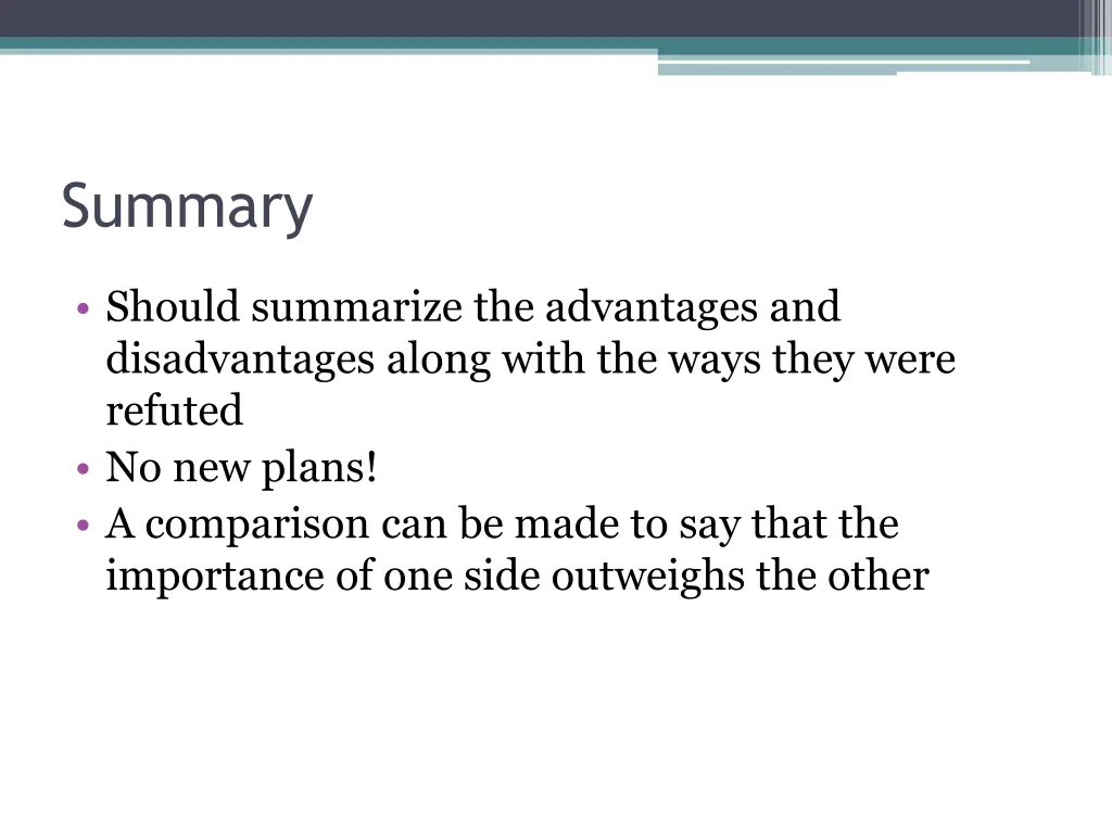 summary