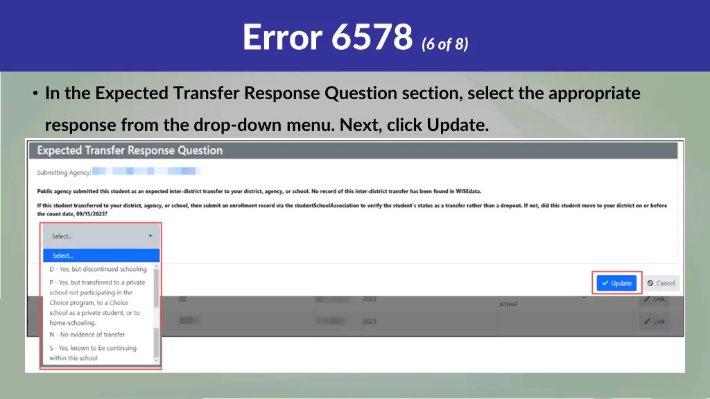 error 6578 6 of 8