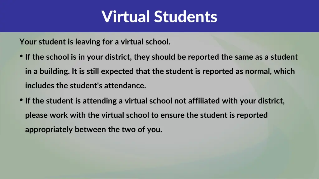 virtual students