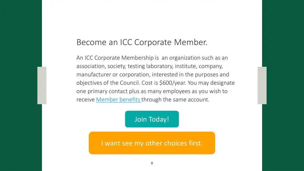 become an icc corporate member