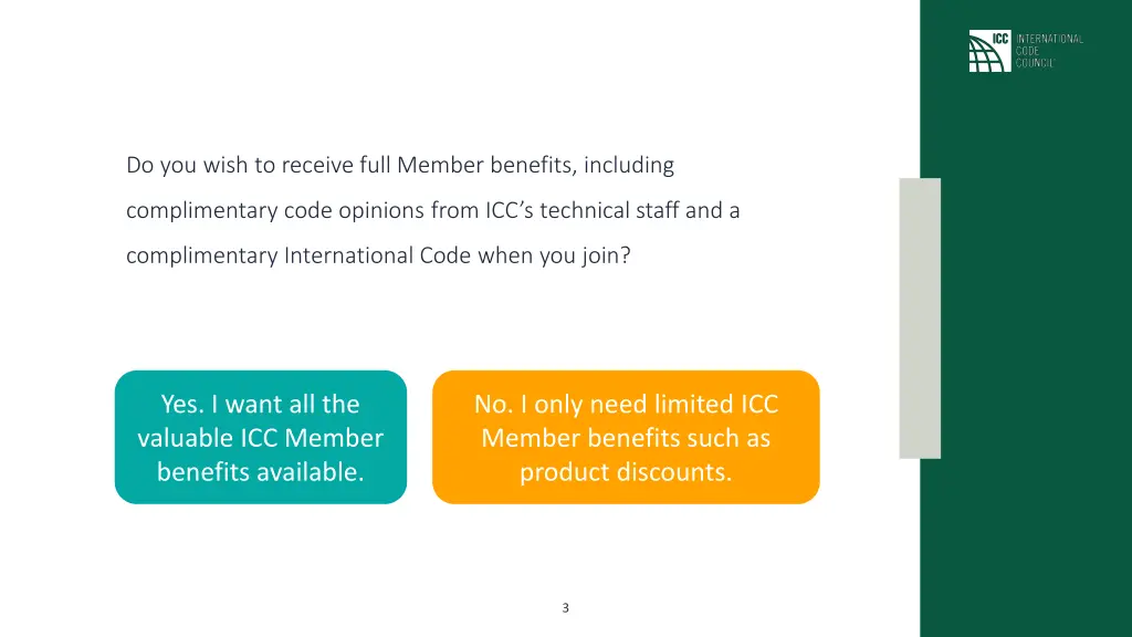do you wish to receive full member benefits