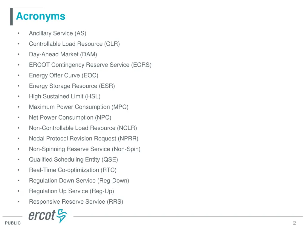 acronyms