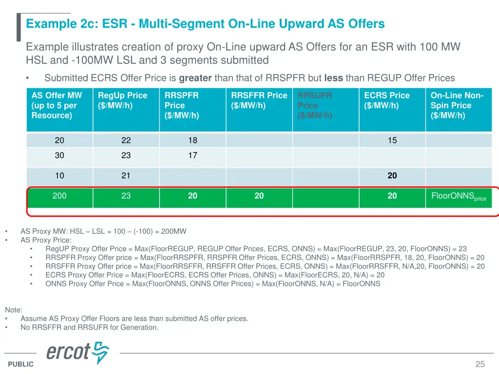 example 2c esr multi segment on line upward