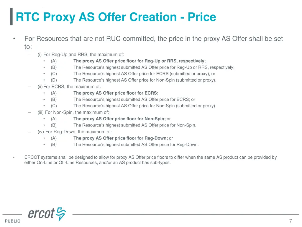 rtc proxy as offer creation price