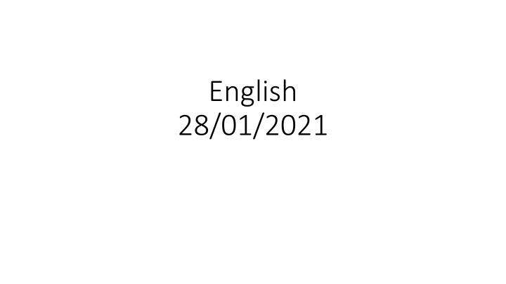 english 28 01 2021