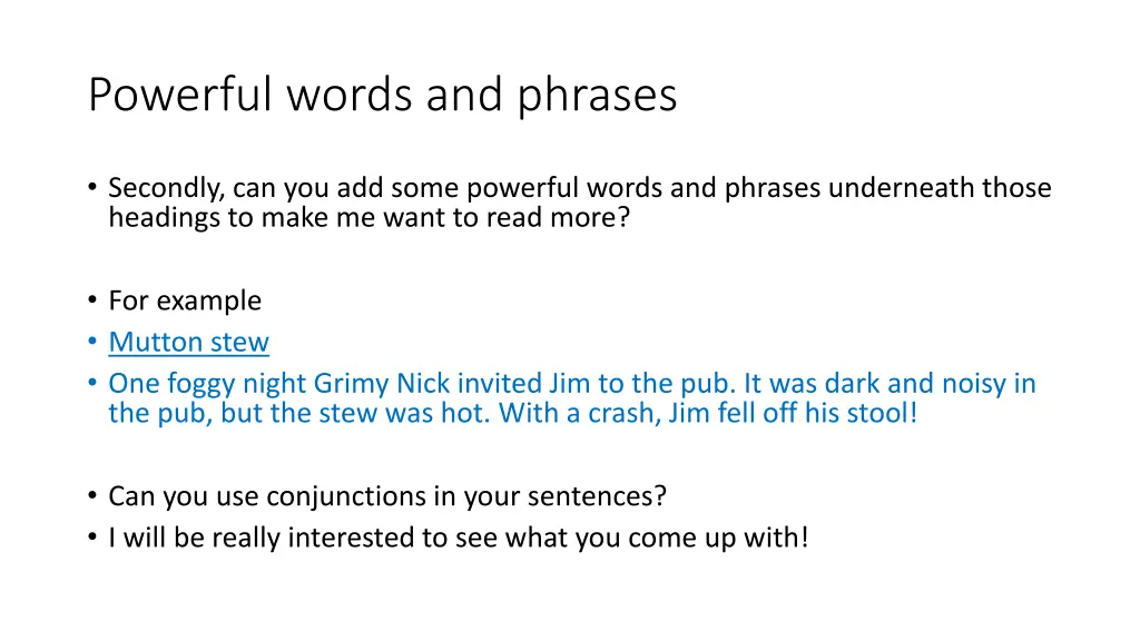 powerful words and phrases