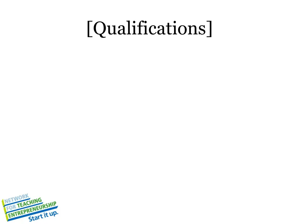 qualifications 1