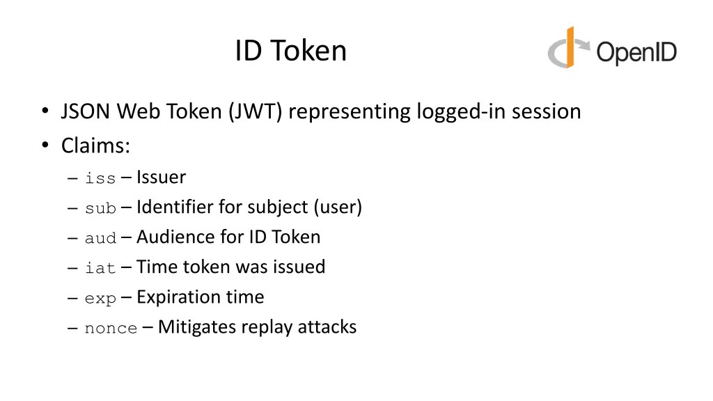 id token