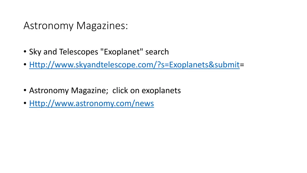 astronomy magazines