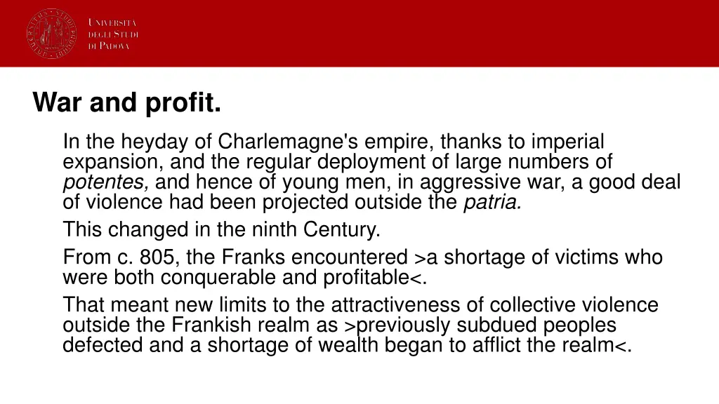war and profit