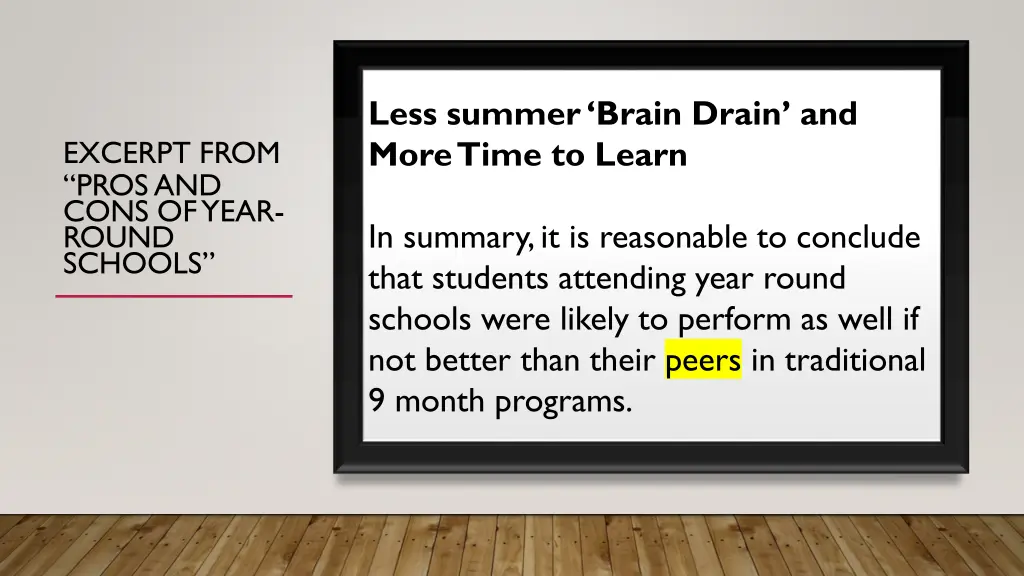 less summer brain drain and more time to learn 1