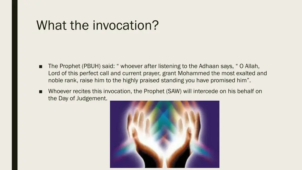 what the invocation