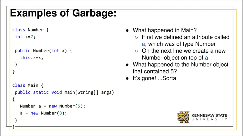 examples of garbage