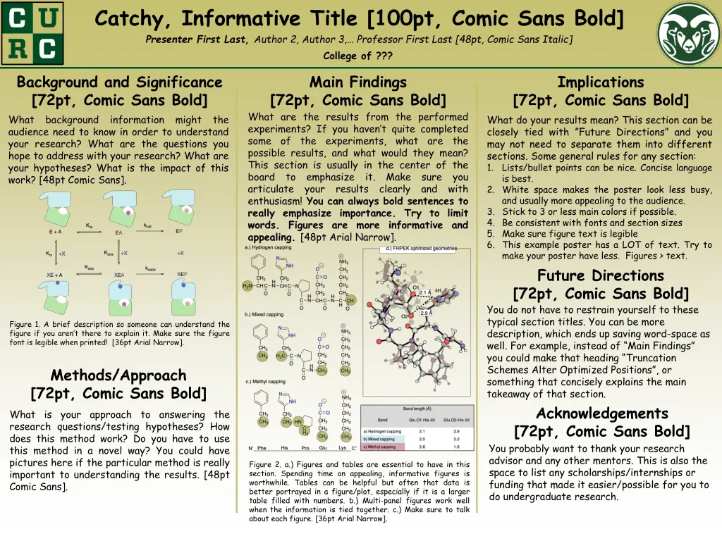 catchy informative title 100pt comic sans bold