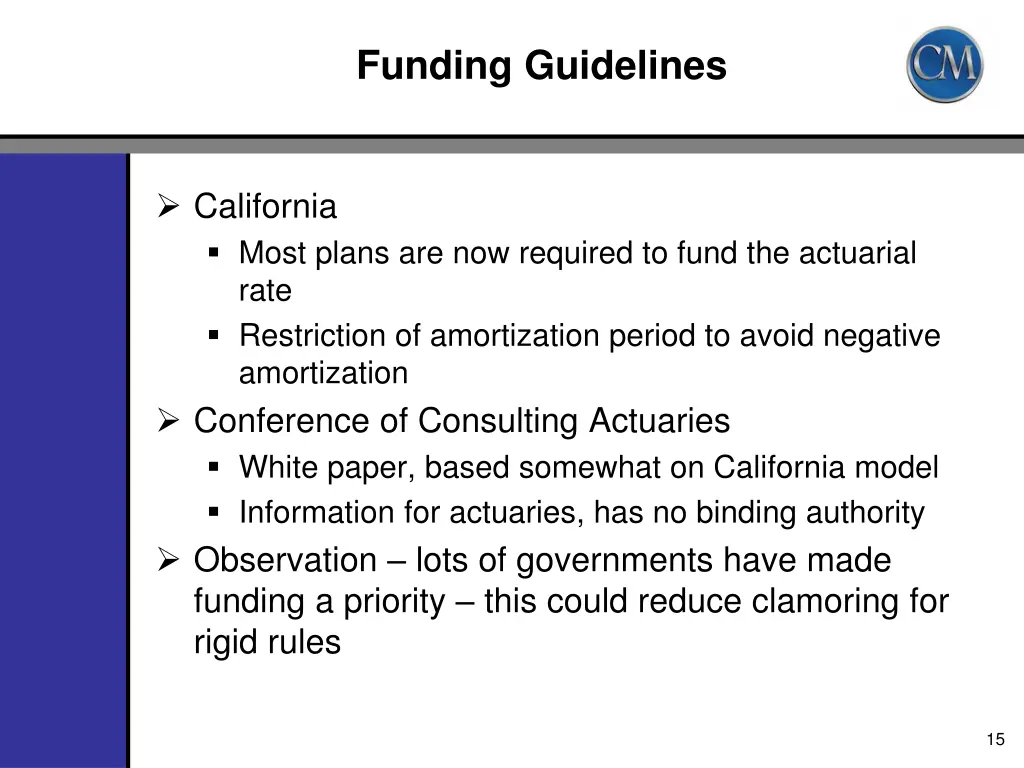 funding guidelines