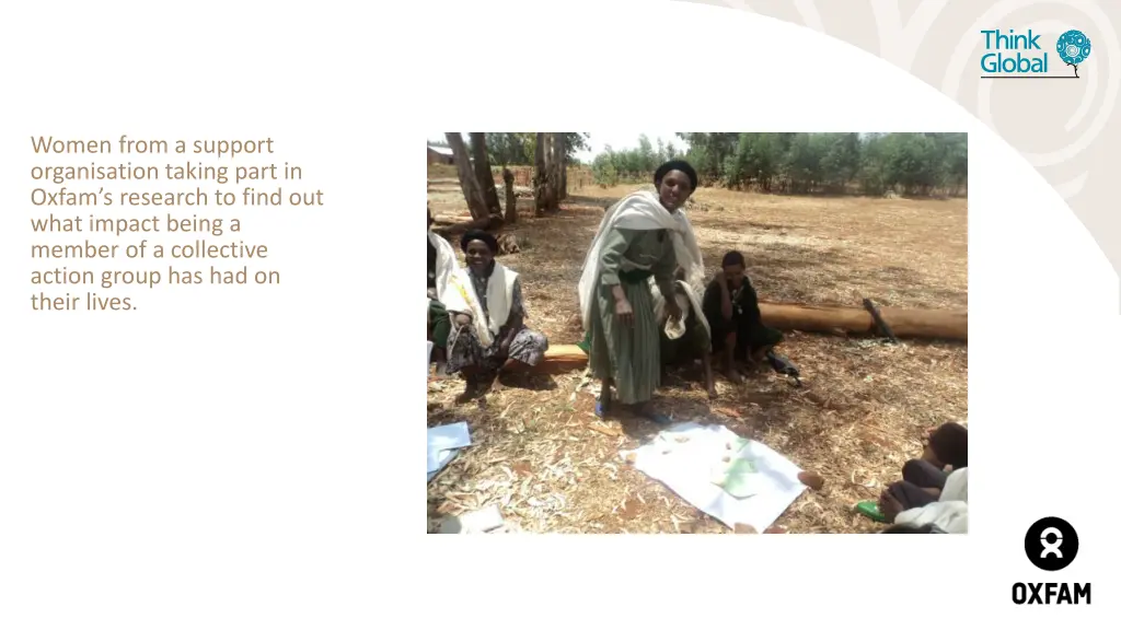 women from a support organisation taking part