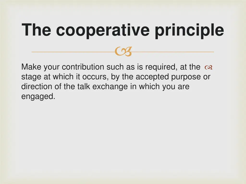 the cooperative principle