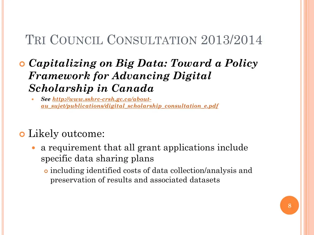 t ri c ouncil c onsultation 2013 2014