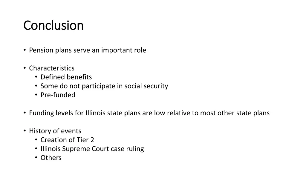 conclusion conclusion