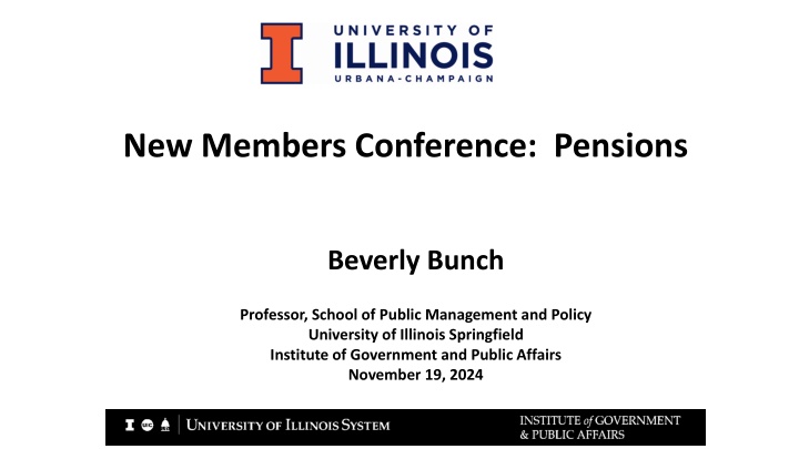 new members conference pensions