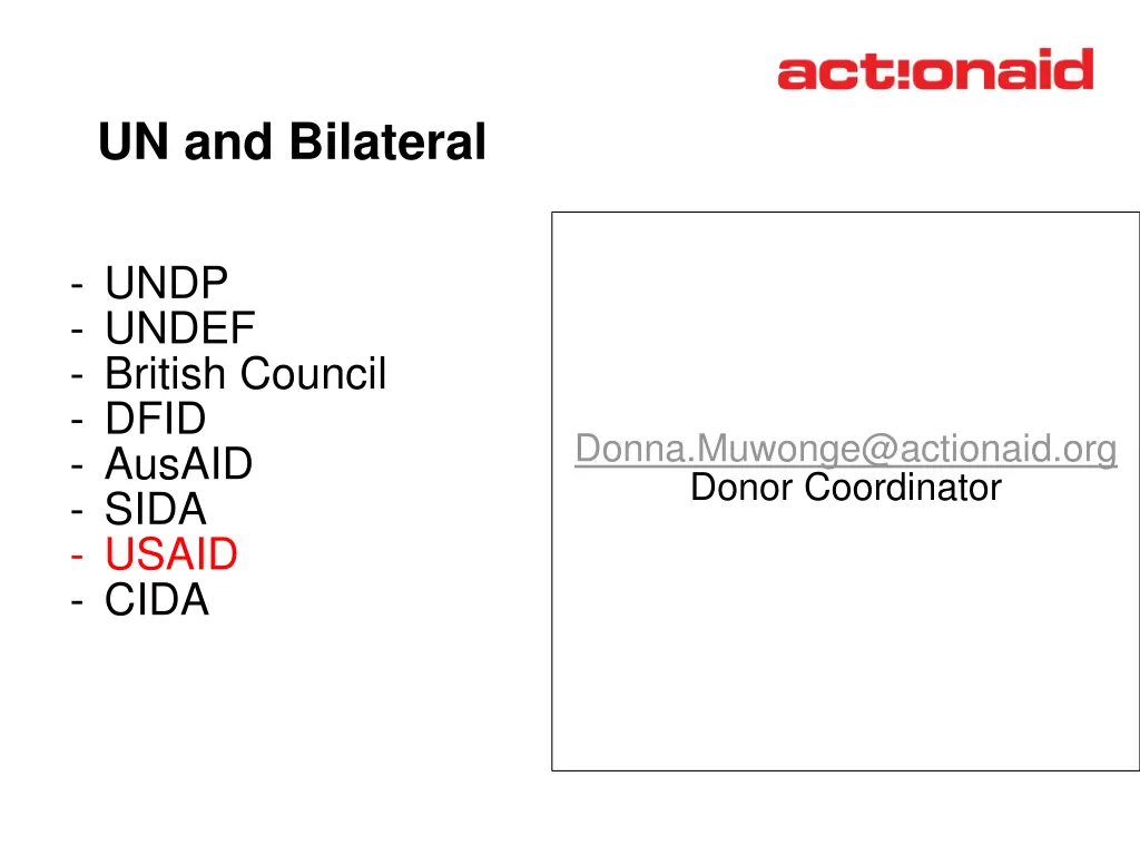 un and bilateral