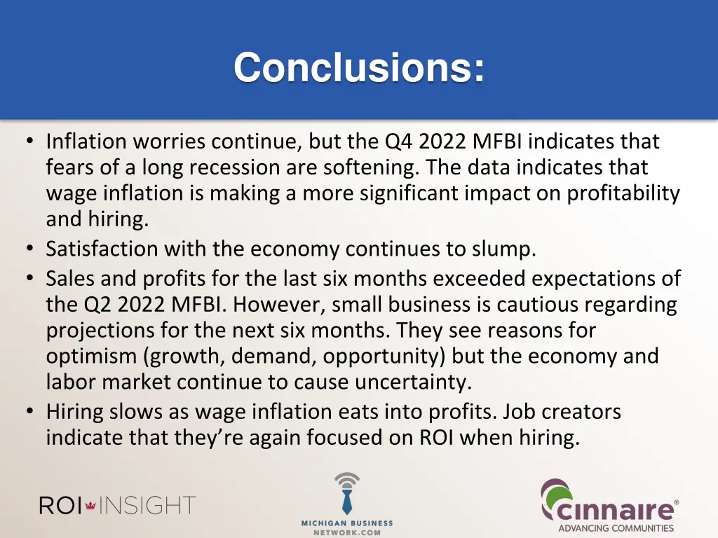conclusions