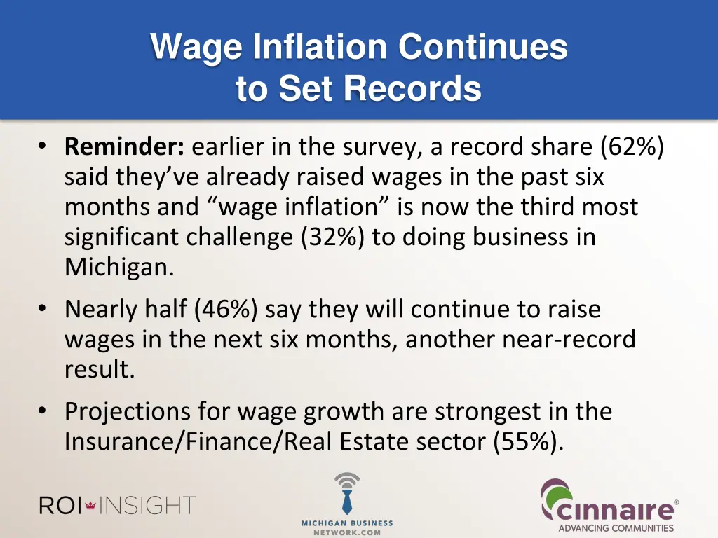 wage inflation continues to set records