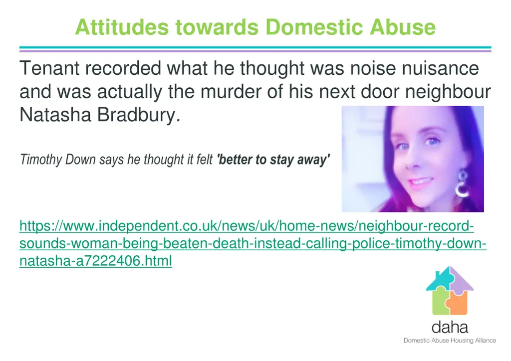 attitudes towards domestic abuse