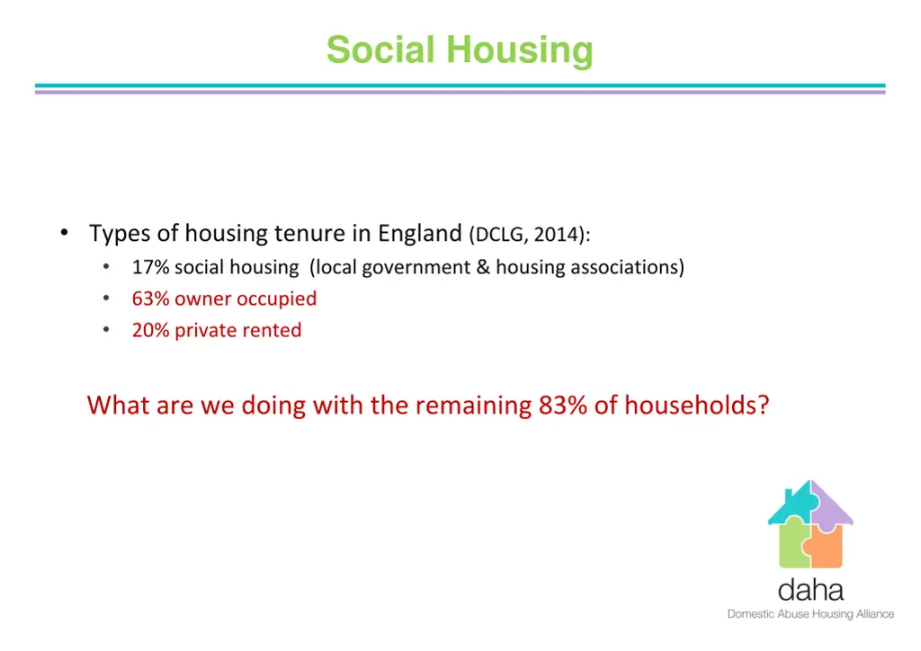 social housing