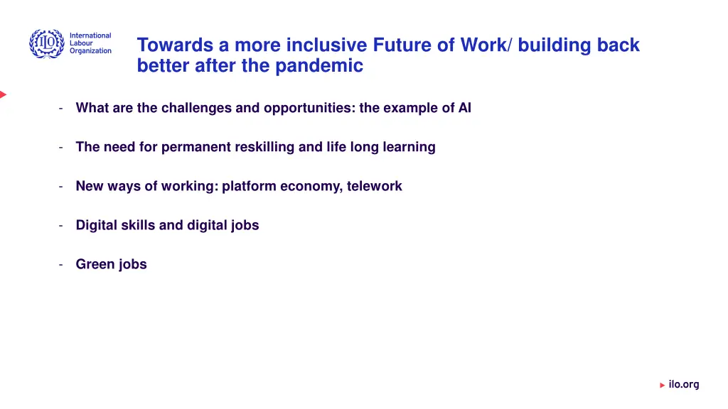 towards a more inclusive future of work building