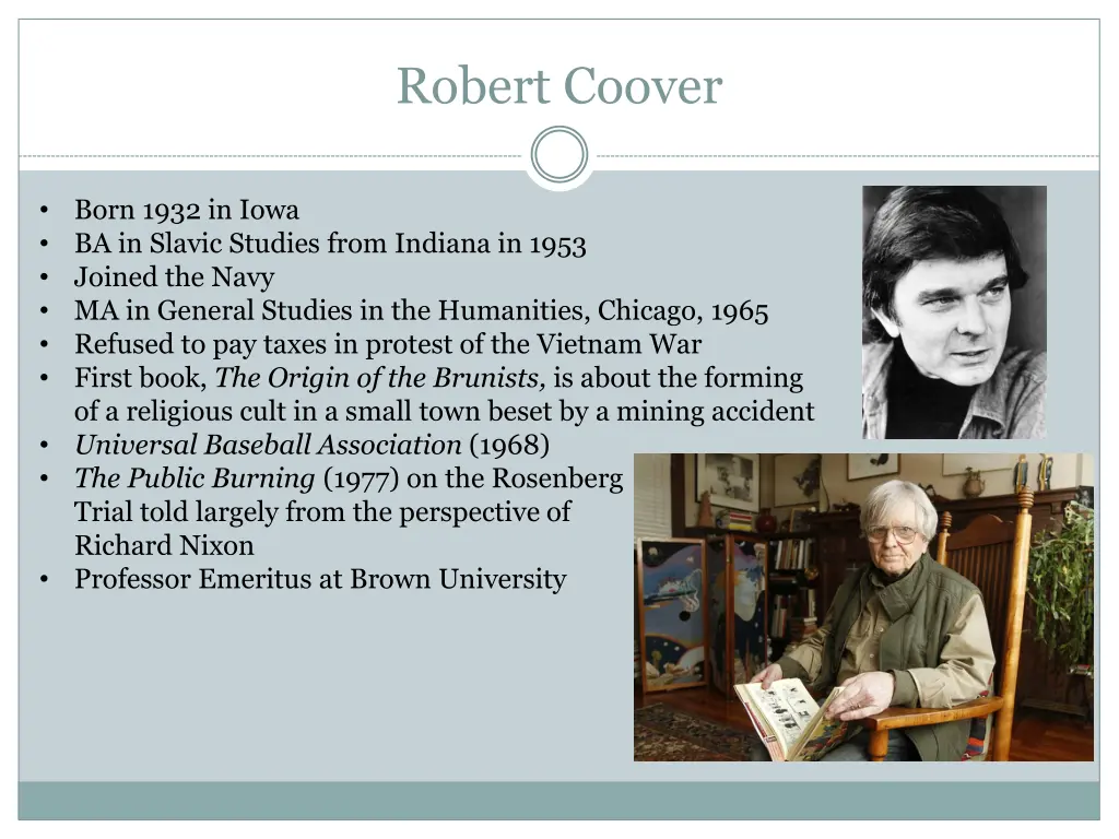 robert coover