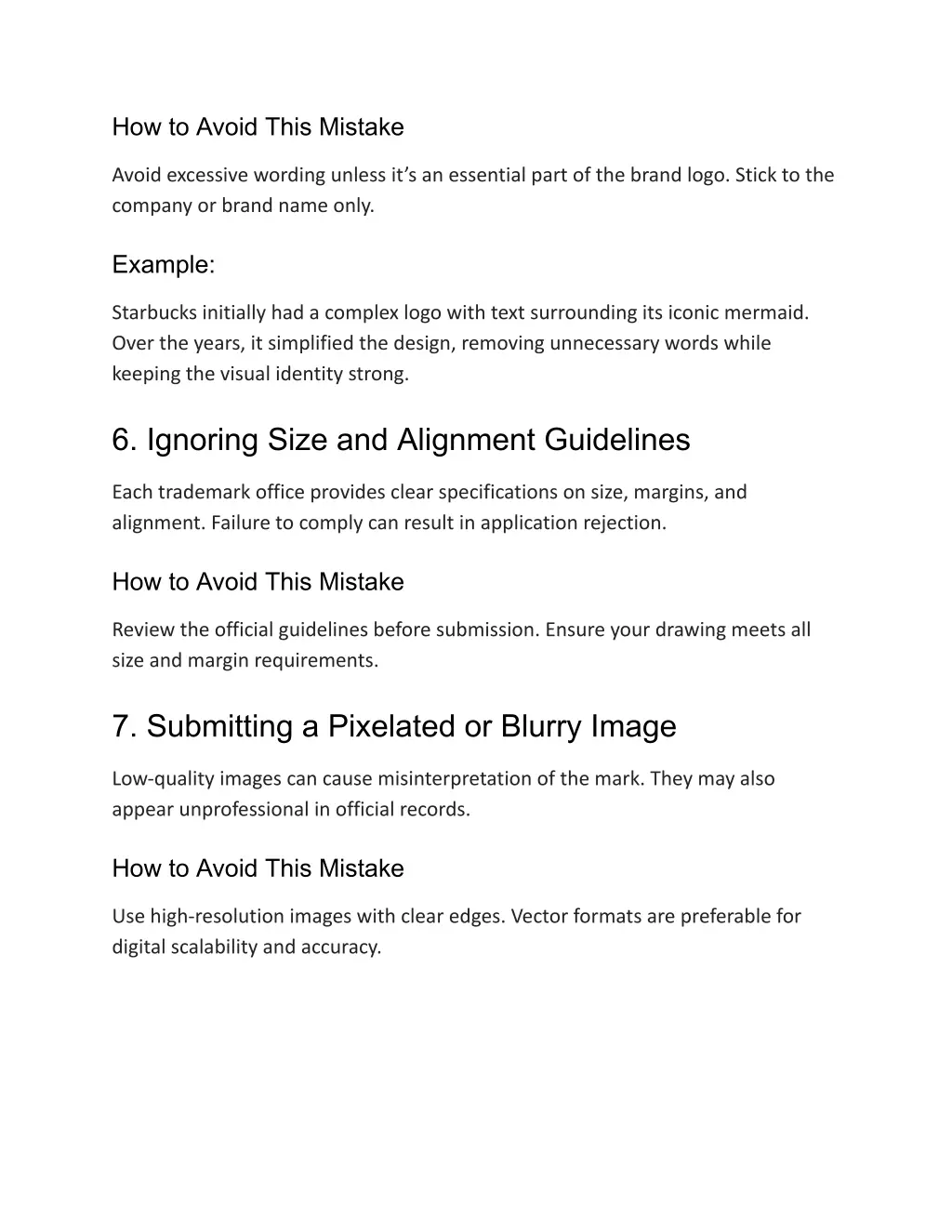 how to avoid this mistake