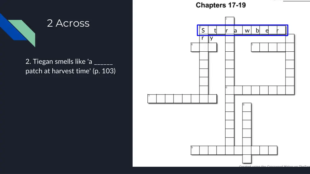 2 across 1