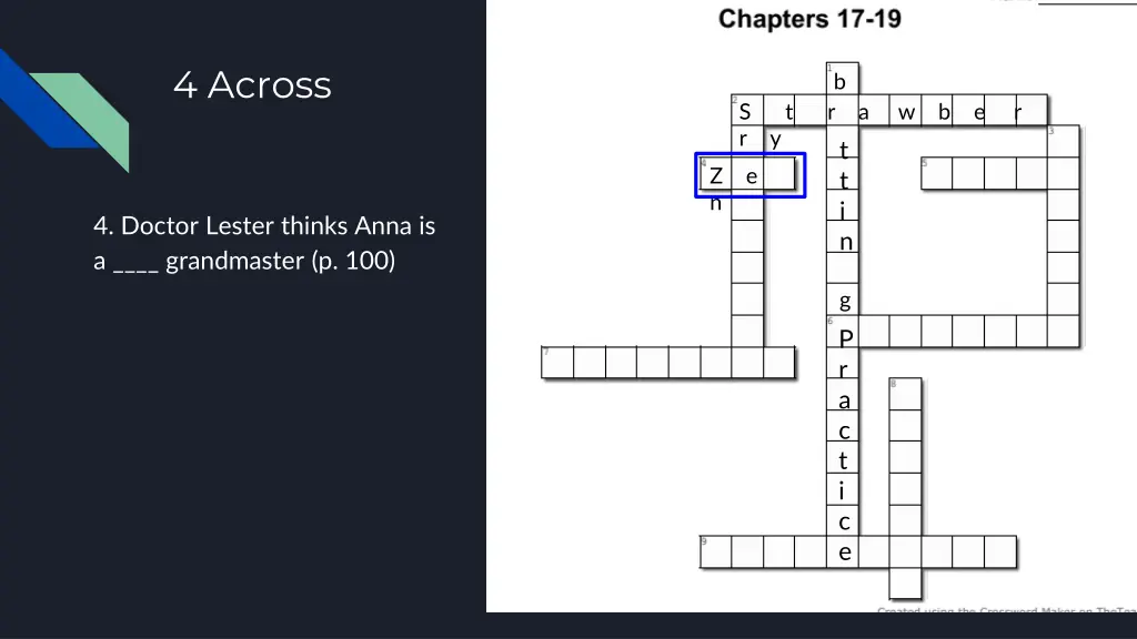 4 across 1
