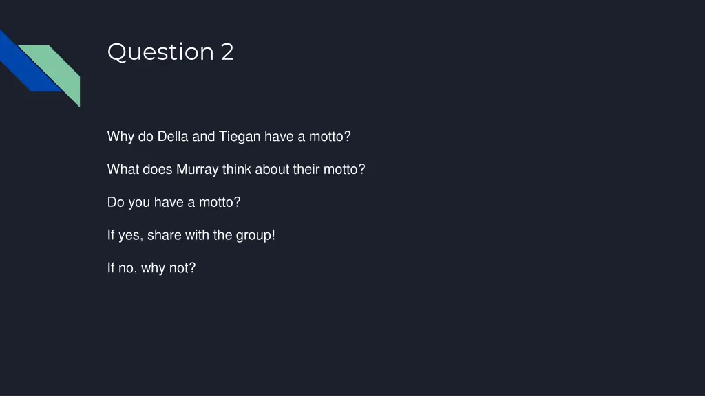 question 2