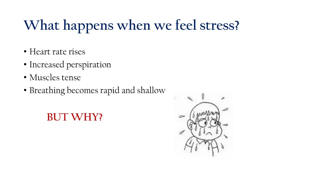 what happens when we feel stress
