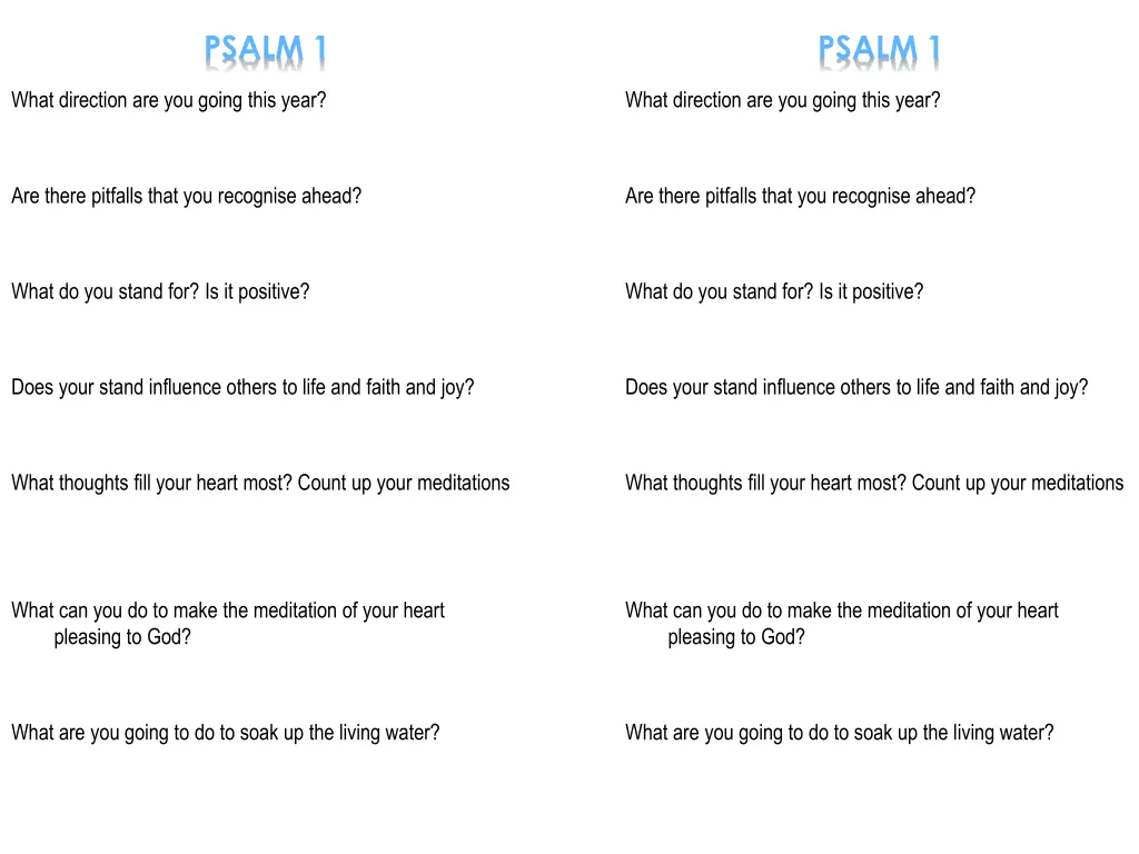 psalm 1